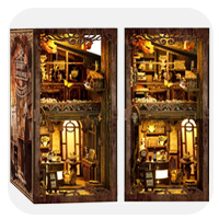 Book nook miasto i sklepy